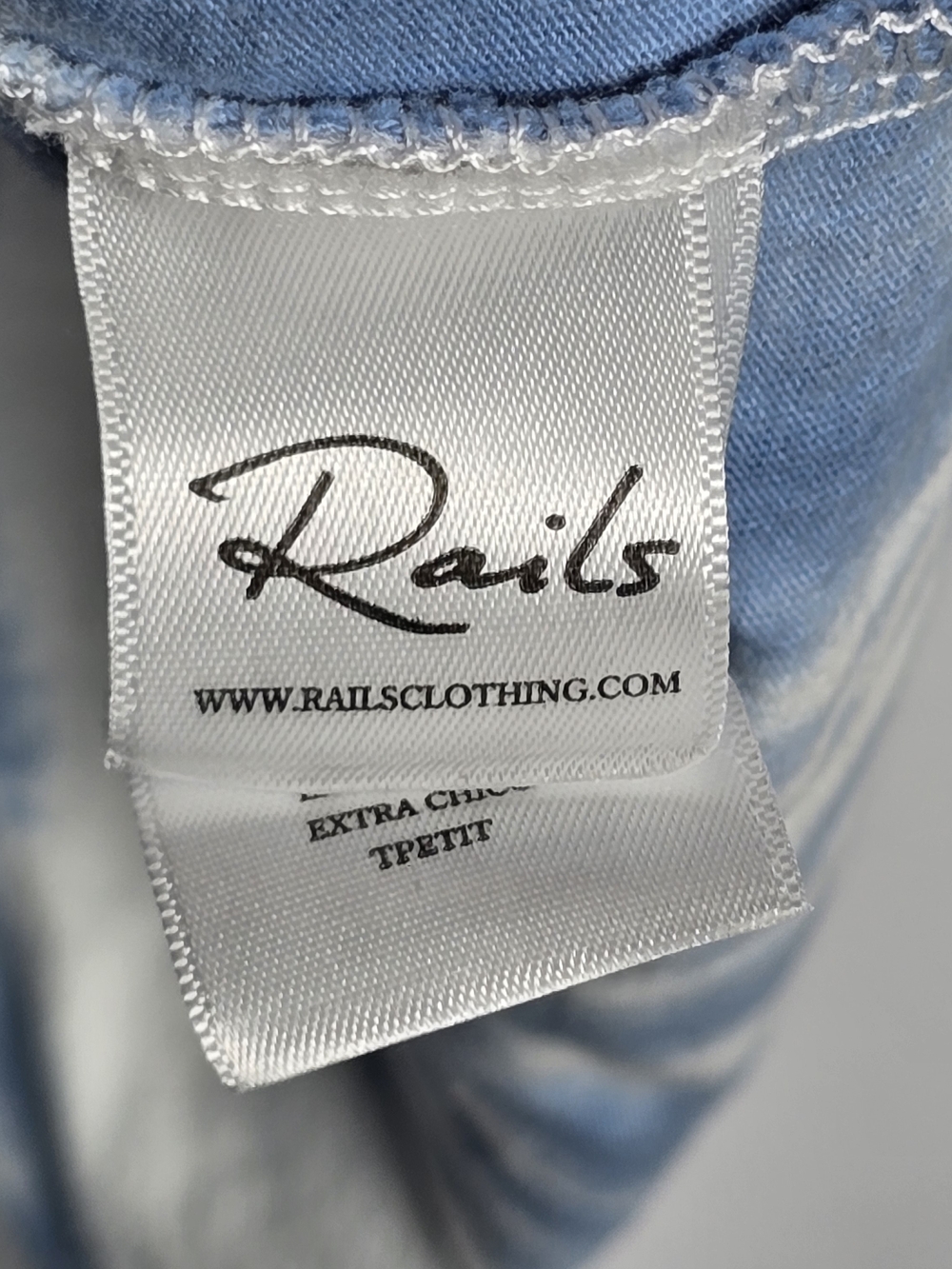 RAILS Love Your Planet Tie-Dye Tee - Blue & Green Dove Short Sleeve T Shirt - Picture 5 of 7